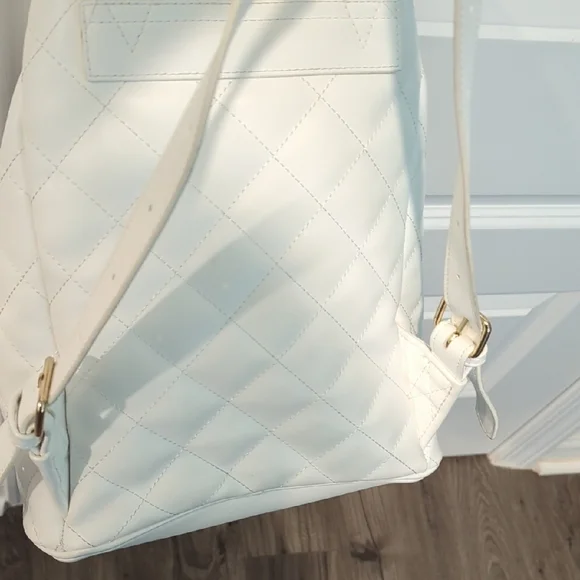Forever 21 White Backpack with Sleek Design NWOT - Picture 4 of 12